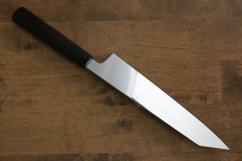 Jikko Fujisan Honyaki Acier Blanc No.3 Kasumitogi Kirituke Gyuto 210mm Manipuler Bois d'ébène - japanny-FR