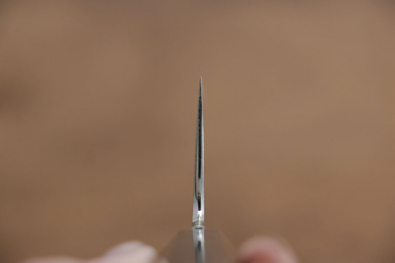 Jikko Fujisan Honyaki Acier Blanc No.3 Gyuto 210mm Manipuler Bois d'ébène  Kasumi - japanny-FR