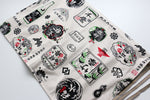 Rouleau de couteaux de style japonais Shirosake-Ura-Shirokamon 7 Pochettes - japanny-FR