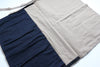 Rouleau de couteaux de style japonais Konkanji-Ura-Dia 7 Pochettes - japanny-FR