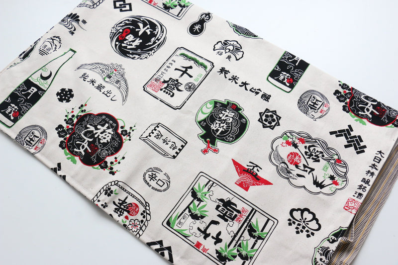 Rouleau de couteaux de style japonais Shirosake-Ura-Konhikeshi&Shirokamon 7 Pochettes - japanny-FR