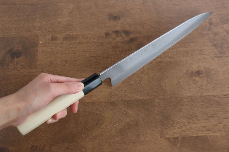 Sakai Takayuki Tokujyo Acier Blanc No.2 Gyuto  240mm Magnolia Manipuler - japanny-FR