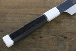 Sakai Takayuki Ginryu Honyaki Acier suédois Finition en miroir Sakimaru Yanagiba  300mm Bois d'ébène Manipuler Avec gaine - japanny-FR