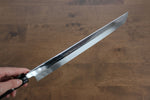 Sakai Takayuki Eau Trempe Honyaki Acier Blanc No.2 Finition en miroir Sakimaru Yanagiba  300mm Ebène avec bague Manipuler avec Gaine - japanny-FR