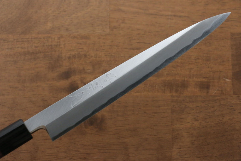 Jikko Acier Blanc No.2 Yanagiba 210mm Manipuler Shitan - japanny-FR