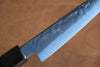 Seisuke Acier SK-85 Ion plating Martelé Petite-utilité  120mm Bois de pakka Gris Manipuler - japanny-FR