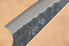 Masakage Koishi Super Bleu Finition noire couteau en os 150mm Manipuler Cerisier américain - japanny-FR