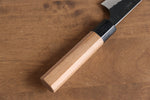 Masakage Koishi Super Bleu Finition noire couteau en os 150mm Manipuler Cerisier américain - japanny-FR