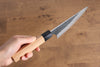 Masakage Koishi Super Bleu Finition noire couteau en os 150mm Manipuler Cerisier américain - japanny-FR