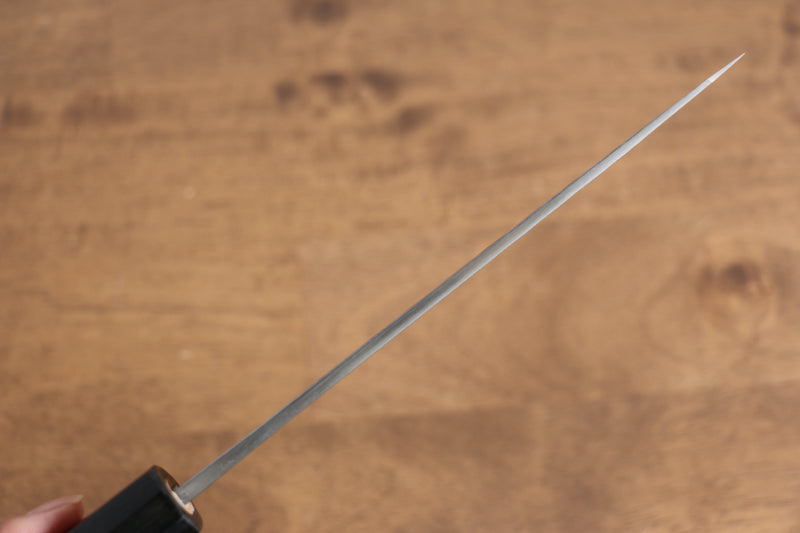 Masakage Koishi Super Bleu Finition noire couteau en os 150mm Manipuler Cerisier américain - japanny-FR