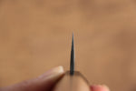 Masakage Koishi Super Bleu Finition noire couteau en os 150mm Manipuler Cerisier américain - japanny-FR