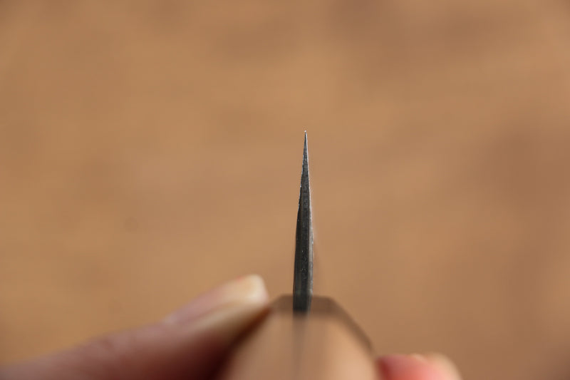 Masakage Koishi Super Bleu Finition noire couteau en os 150mm Manipuler Cerisier américain - japanny-FR