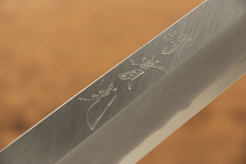 Jikko Acier argenté NO.3 Yanagiba 240mm Manipuler Shitan - japanny-FR