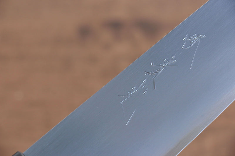 Jikko Acier Blanc No.2 Gyuto 180mm Manipuler Shitan - japanny-FR