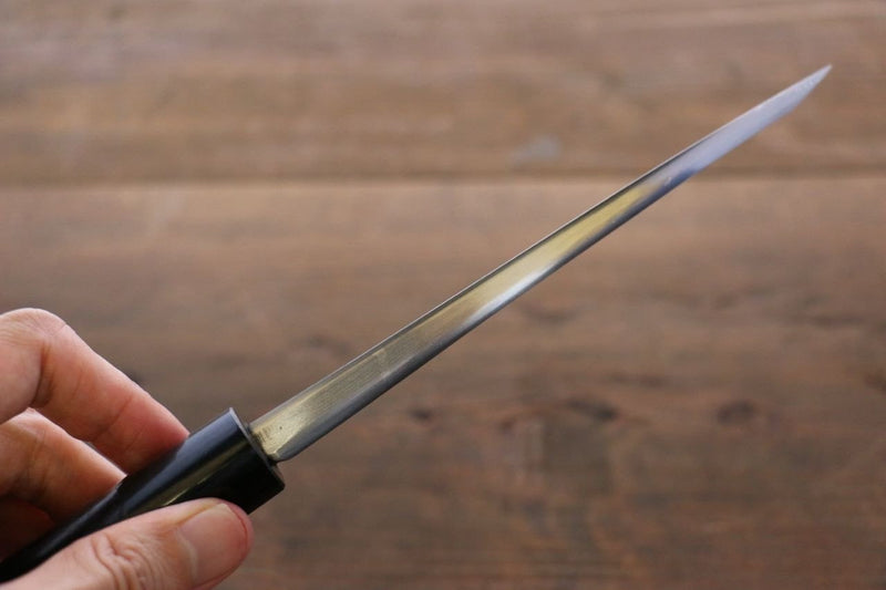 Takayuki Iwai Acier Blanc No.1 Damas Deba  150mm Shitan Manipuler - japanny-FR