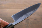 Takayuki Iwai Acier Blanc No.1 Damas Deba  150mm Shitan Manipuler - japanny-FR