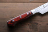 Sakai Takayuki VG10 33-Couches Damas Kengata Yanagiba  270mm Bois d'acajou Pakka Manipuler - japanny-FR