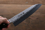 Sakai Takayuki Acier Bleu Martelé 3 couche Santoku  180mm - japanny-FR